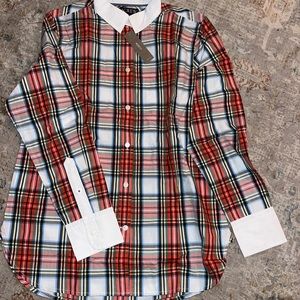 J crew classic fit cotton poplin shirt